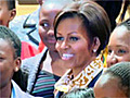 Michelle Obama Visits South Africa | BahVideo.com