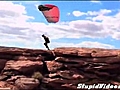 Paraglider Has Rough Takeoff | BahVideo.com