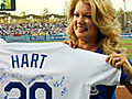Mary Hart s 29 Years at amp 039 ET amp 039 Immortalized in Dodger Blue | BahVideo.com
