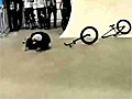 BMX Crash Snaps A Bike In Two | BahVideo.com