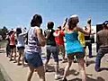 Flash mob at the River Festival | BahVideo.com