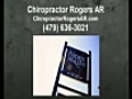 Chiropractor Rogers AR Low Back Pain Relief | BahVideo.com