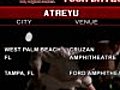 Atreyu August Tour Dates | BahVideo.com