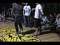 Breakdancer Kicks Competition In The Nuts | BahVideo.com