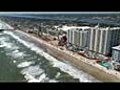 Beach Aerial Views of Daytona Beach Florida | BahVideo.com