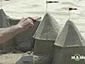 Sandcastle Creating the Crenelations and Cut-Through Arches | BahVideo.com
