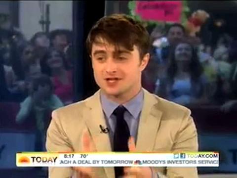 Daniel Radcliffe on meeting Michelle Obama | BahVideo.com