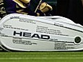 Wimbledon 2011 Alex Bogomolov Jr throws his racquet off the court | BahVideo.com