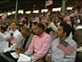 Thousands become U S citizens in Fenway ceremony | BahVideo.com