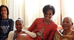 Michelle Obama Meets with Mandela | BahVideo.com