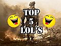 Call of Duty Top 5 LOL s - week 1 by Bestcodshots CoD Gameplay Countdown  | BahVideo.com