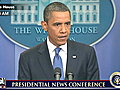 Presidential Press Conferences - Obama Holds Press Conference On Debt Talks | BahVideo.com