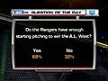 Rangers Rotation Solidified for Stretch Run  | BahVideo.com