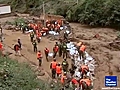 Cars swept away by landslide | BahVideo.com
