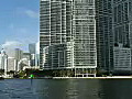 Stock Video Pan Up to High Rise Condos in Downtown Miami Florida Royalty-Free HD Footage | BahVideo.com