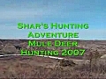 Shars Hunting Adventure Alberta Mule Deer  | BahVideo.com