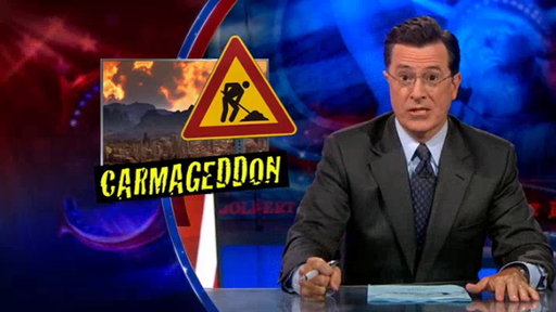 The Colbert Report - Carmaggeddon | BahVideo.com
