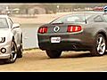 Camaro Fights Mustang and Challenger Muscle Car | BahVideo.com