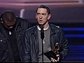 Eminem - 53rd GRAMMYs on CBS Best Rap Album | BahVideo.com