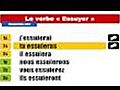 How To Speak French Conjugaison Visuelle - Essuyer Indicatif Futur Proche  | BahVideo.com