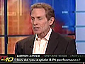 Skip Bayless Rips Lebron James For Disappearing And Scoring 8 Points In Game 4 He Chose Miami So Wade Can Win Him A Ring  | BahVideo.com