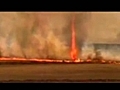 Incredible Fire Tornado Sweeps through Brazil | BahVideo.com