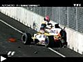 F1 L accident de Nelson Piquet Singapour - Automoto fr - 06 09 2009 | BahVideo.com