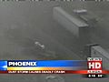 Dust storm blamed for massive traffic pile-up  | BahVideo.com
