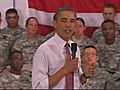 Obama visits troops at Fort Drum NY | BahVideo.com