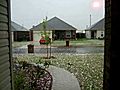 Hail Stone in Oklahoma City Oklahoma on May 2010  | BahVideo.com