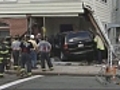 Car slams into Everett Mass home | BahVideo.com