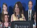 Michele Bachmann reveals miscarriage at town hall | BahVideo.com