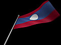 Laos Flag Stock Footage | BahVideo.com