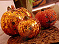 Sequin and Beaded Pumpkin Art | BahVideo.com
