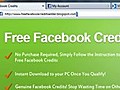 Get Free Facebook Credits Generator  | BahVideo.com