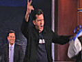 Charlie Sheen Kisses Kimmel Teases FOX Show | BahVideo.com