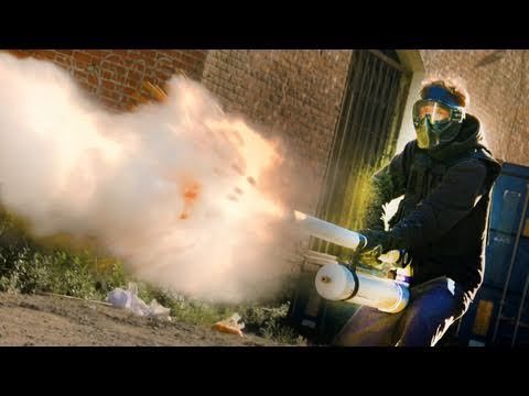 Master Blaster Slow Mo Paintball SHOTGUN  | BahVideo.com