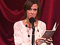 Kristen Wiig Reads Suzanne Somers Poetry | BahVideo.com