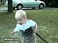 Very Funny baby Vs Water | BahVideo.com