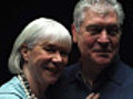 Senior couple smile at camera  | BahVideo.com
