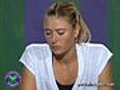 Sharapova happy with her game | BahVideo.com