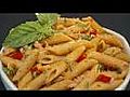 Pasta Tuna and Roasted Pepper Salad Recipe | BahVideo.com