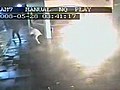CCTV of petrol bomb attack | BahVideo.com