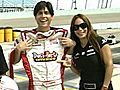 Milka Duno y Poncho en la Indy 500 | BahVideo.com