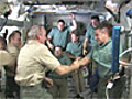 STS-130 Expedition 22 Crew Farewell Play | BahVideo.com