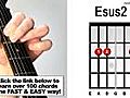 Esus2 - How To Play Suspended Guitar Chords Lesson | BahVideo.com
