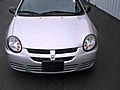 2003 Dodge Neon P4989 in Marion -  | BahVideo.com