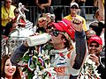 Indianapolis 500 Shocker Dan Wheldon Wins Over JR Hildebrand | BahVideo.com