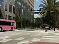 Royalty Free Stock Video HD Footage City Street in Downtown Orlando Florida | BahVideo.com