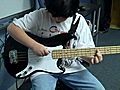 playing bass guitar | BahVideo.com